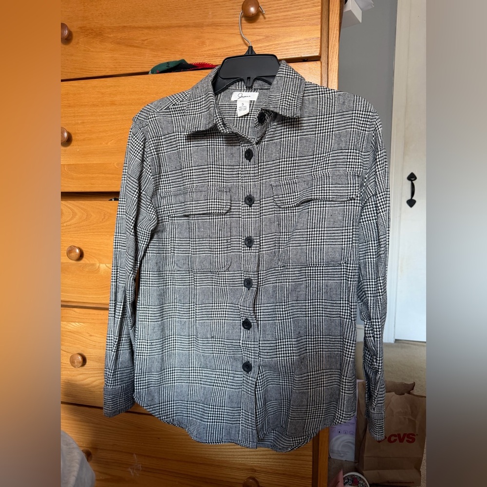 Black Checkered Jacket